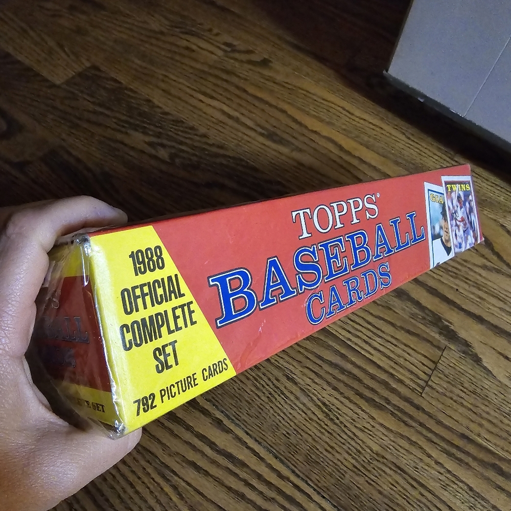 Vintage Topps Baseball Cards 1988 Complete Set 792 Picture Cards